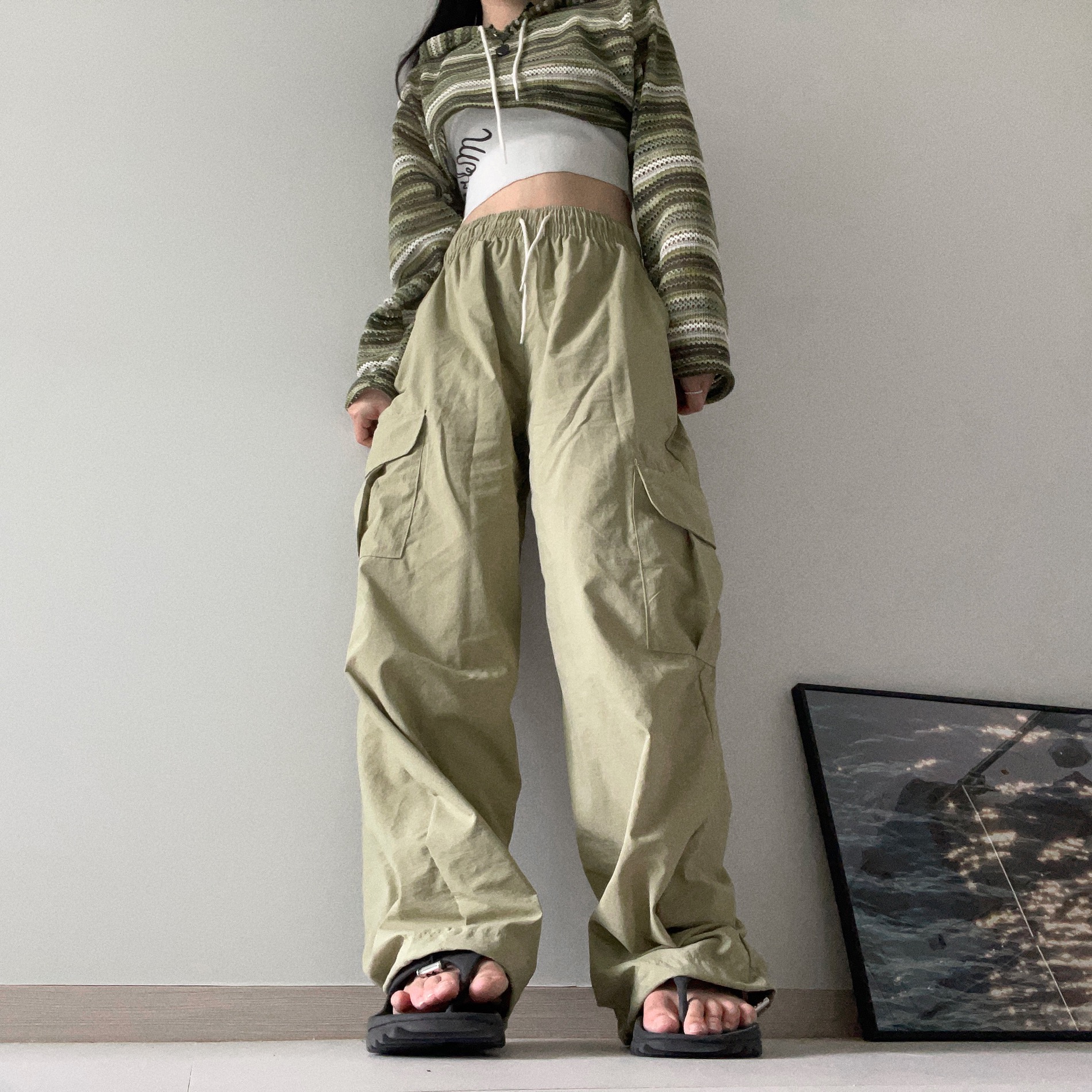 cargo nylon pants